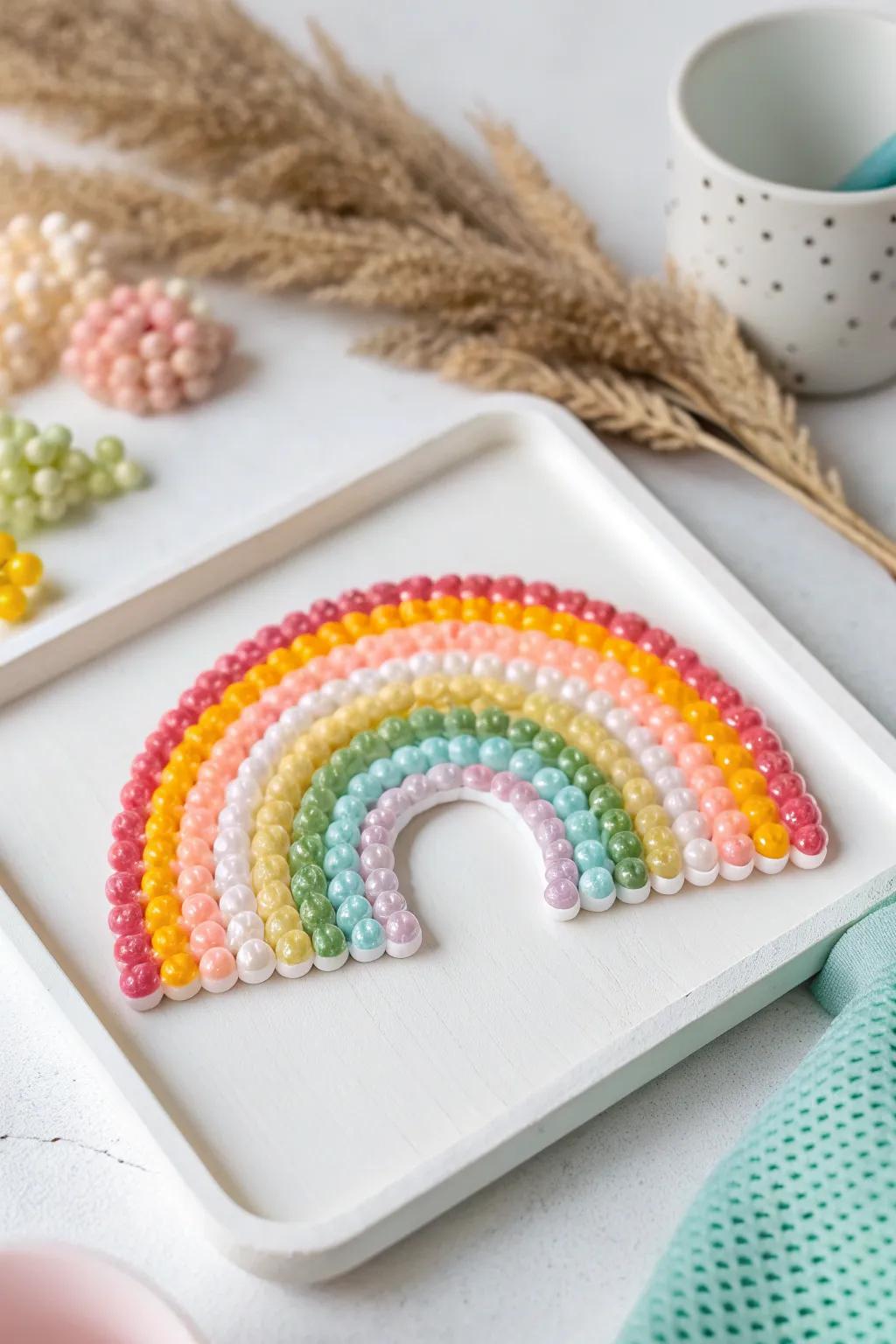 Infuse a splash of color into your area with these charming fusing bead spectrum magnets!