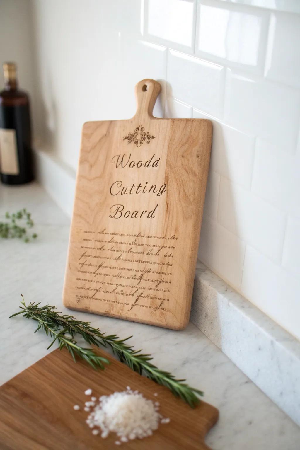 Elevate your kitchen with a personalized accent—where craftsmanship intertwines with culinary passion.