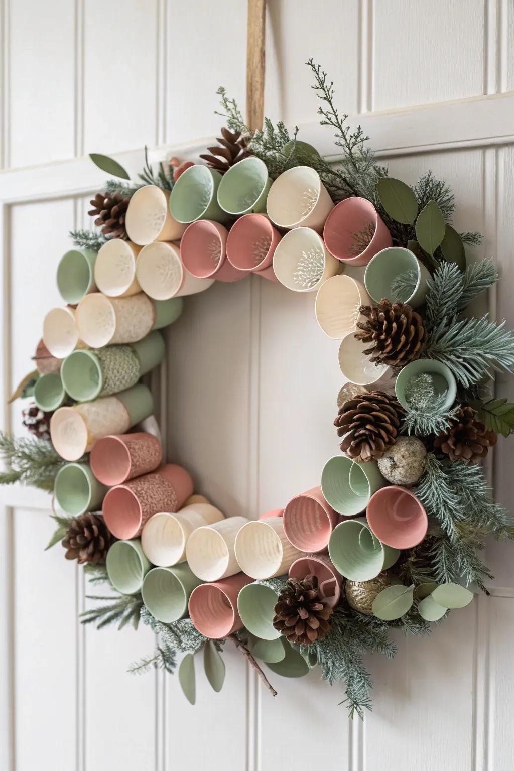 Elevate your holiday decor using a minimalist adornment that honors organic appeal and artistic expression.