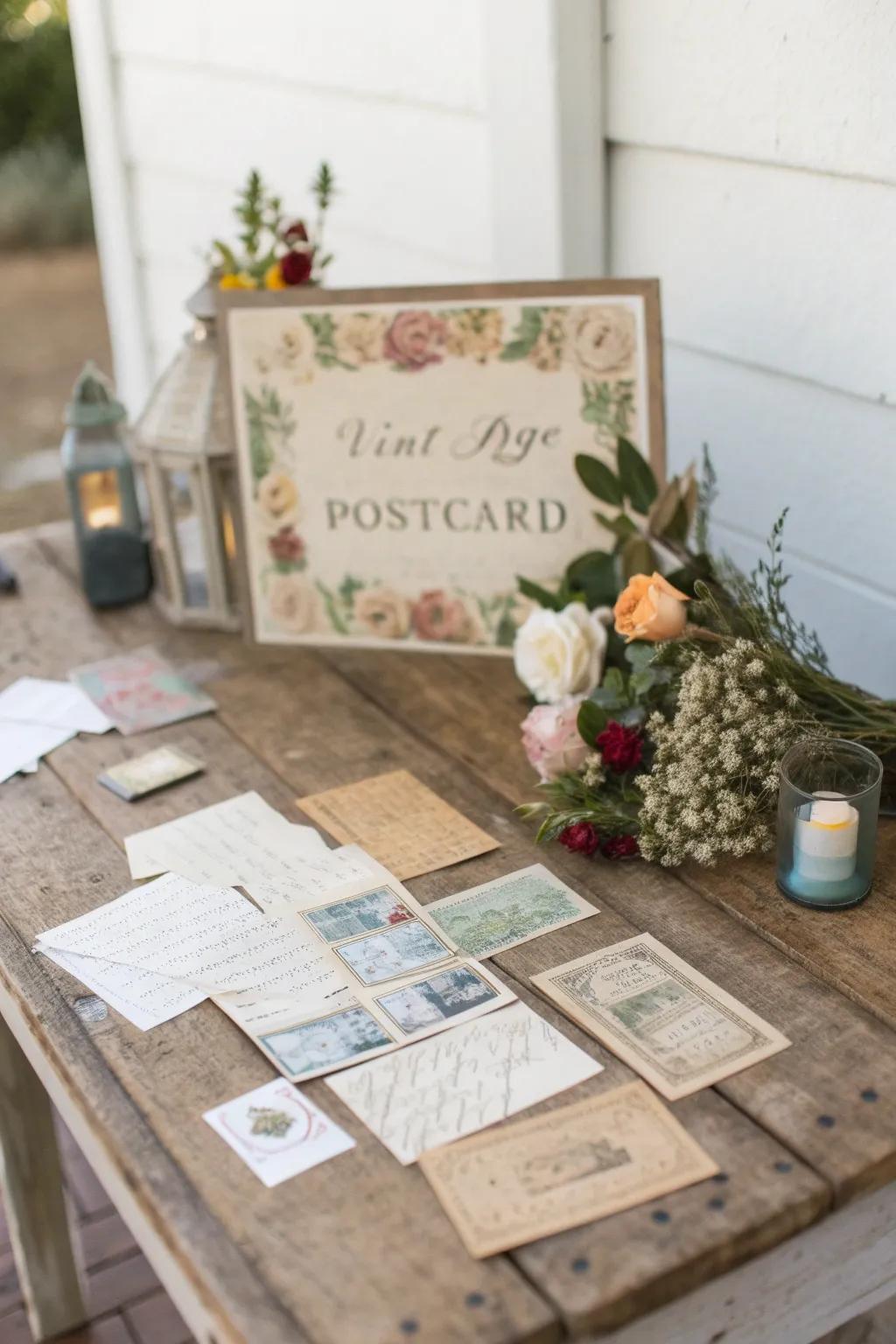 Uncover the art of storytelling through eclectic ephemera. Introduce depth through your personal postcard collage.