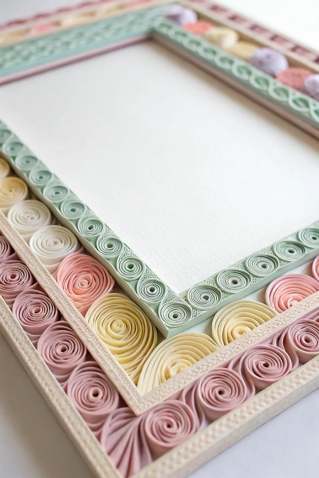 Embrace inventiveness with superimposed paper edges that imbue profundity and appeal into your design.