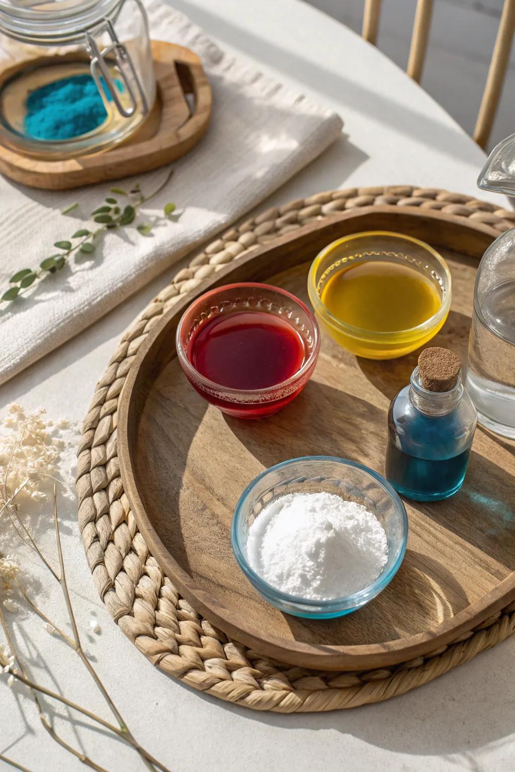 Unleash creativity through a fizzy explosion of color! Perfect for young artists in a Scandinavian-Boho setting. 🎨✨