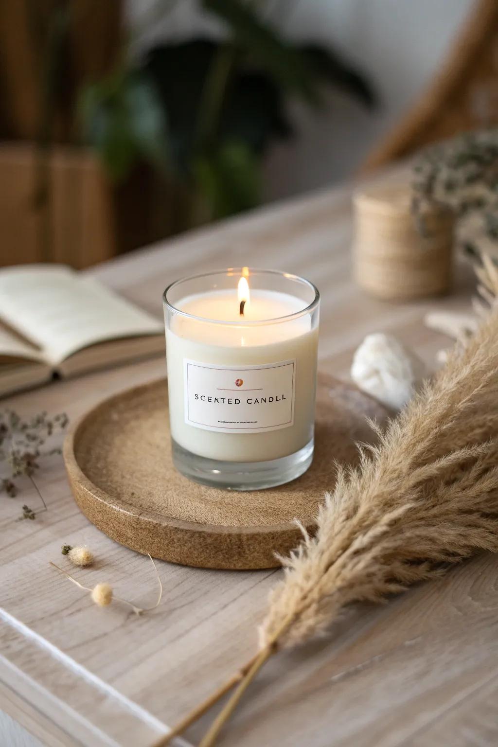 Elevate your quinceañera with personalized scented wax lights, blending understated elegance and bohemian charm.