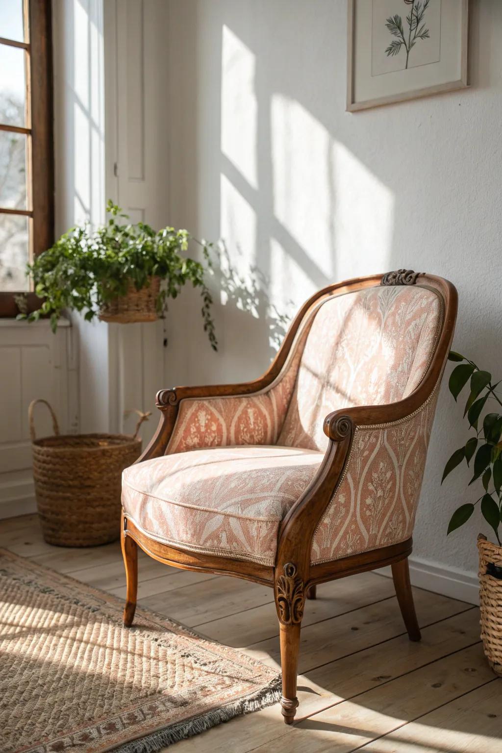 Breathe new life into vintage charm with a touch of modern elegance. #RefurbishedBeauty #ScandiBohoStyle