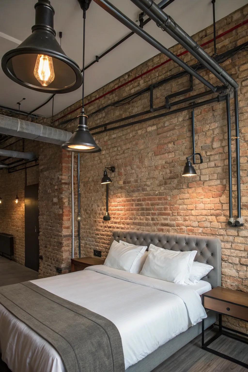 Industrial nuances layering an element of urban sophistication onto the rustic tableau.