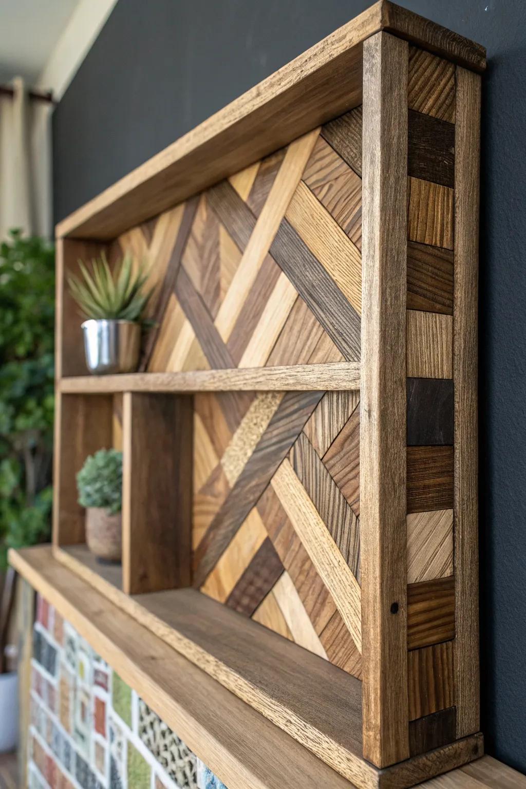 Elevate your area with practical artistry: handcrafted reclaimed timber shelves that fuse style and usefulness.