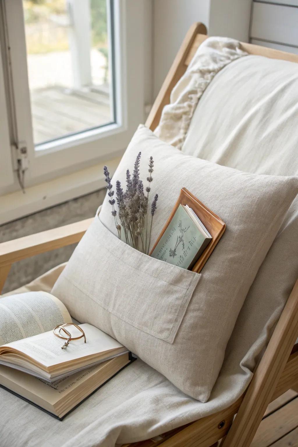 Embrace the essence of relaxation with our inviting reading cushion, ideal for a peaceful retreat.
