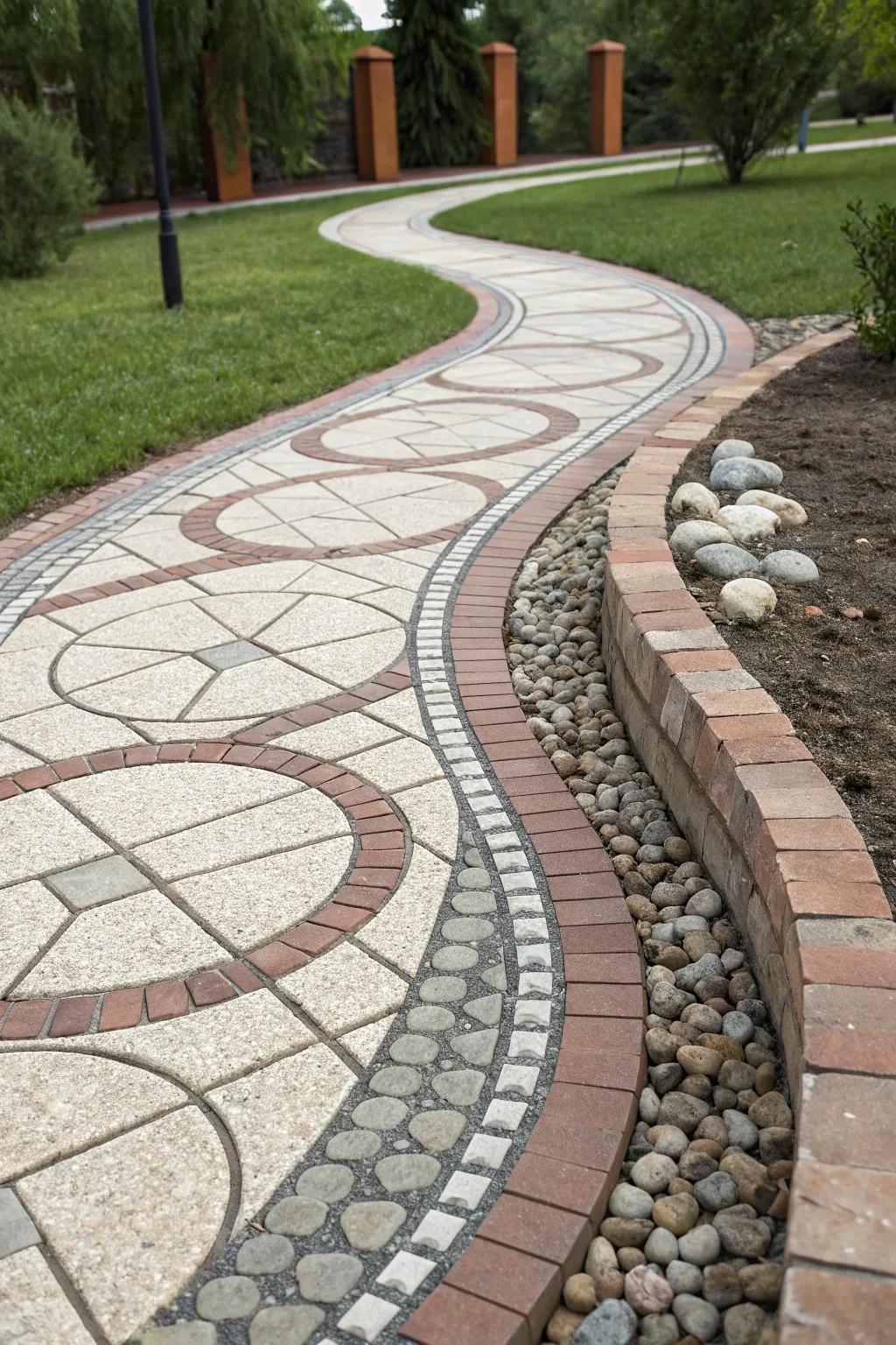 Enhance your landscape using elegant arches and bold geometric layouts.