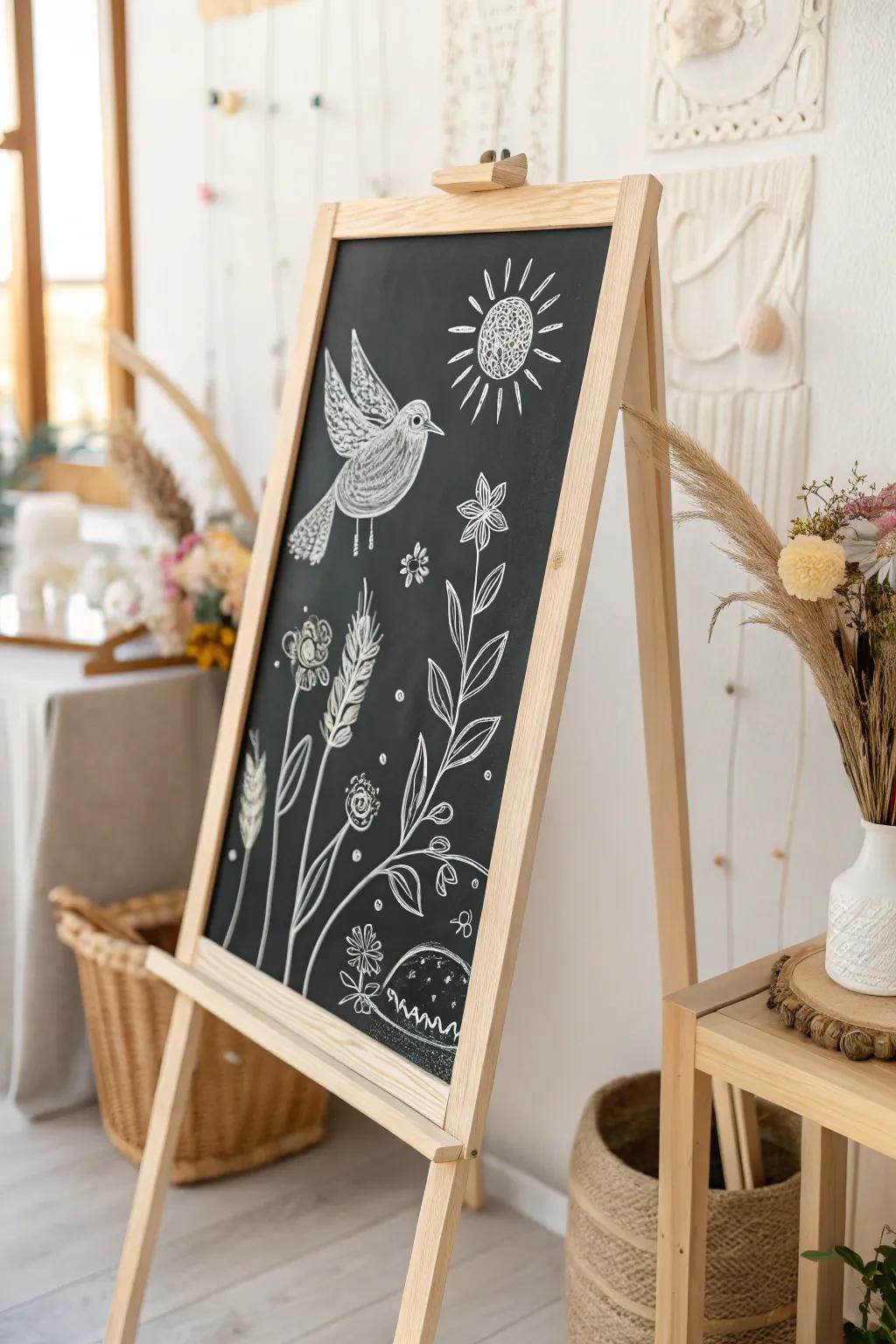 Unleash your ingenuity with straightforward spring doodles—where avian creatures, blossoms, and sunshine waltz upon a minimalist canvas.