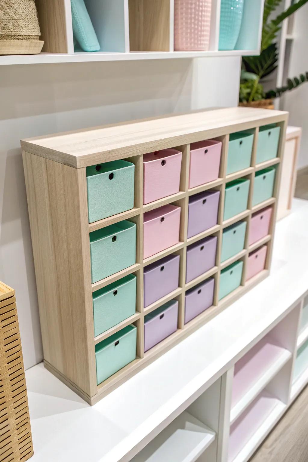 Organize your slime collection with Scandinavian charm and Boho elegance!