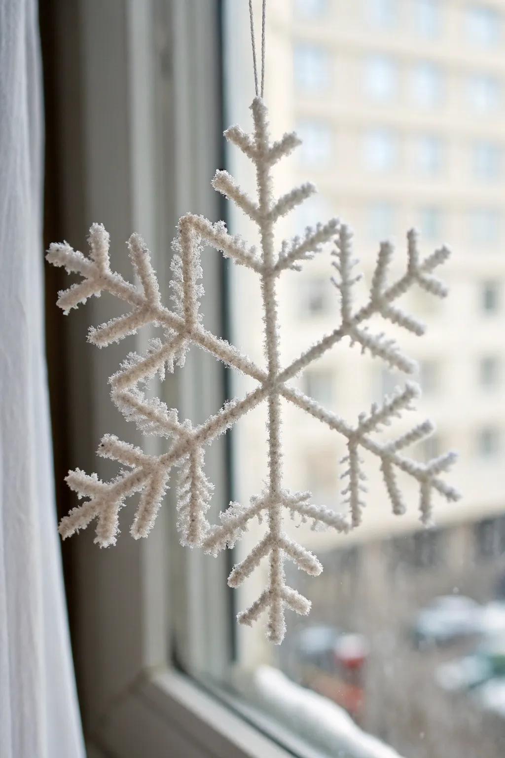 Cherish the serene elegance of winter thanks to hand-fashioned flexible stick frost flakes.