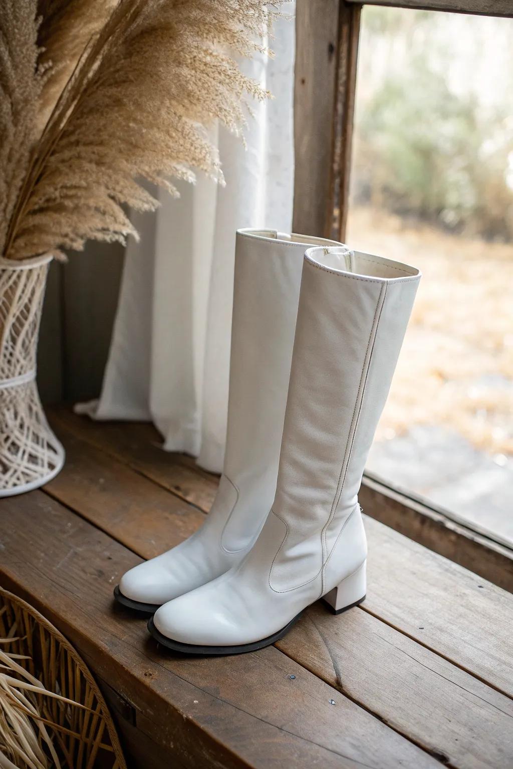 Step into the 60s with these chic DIY go-go boots, perfect for your next mod-inspired adventure.