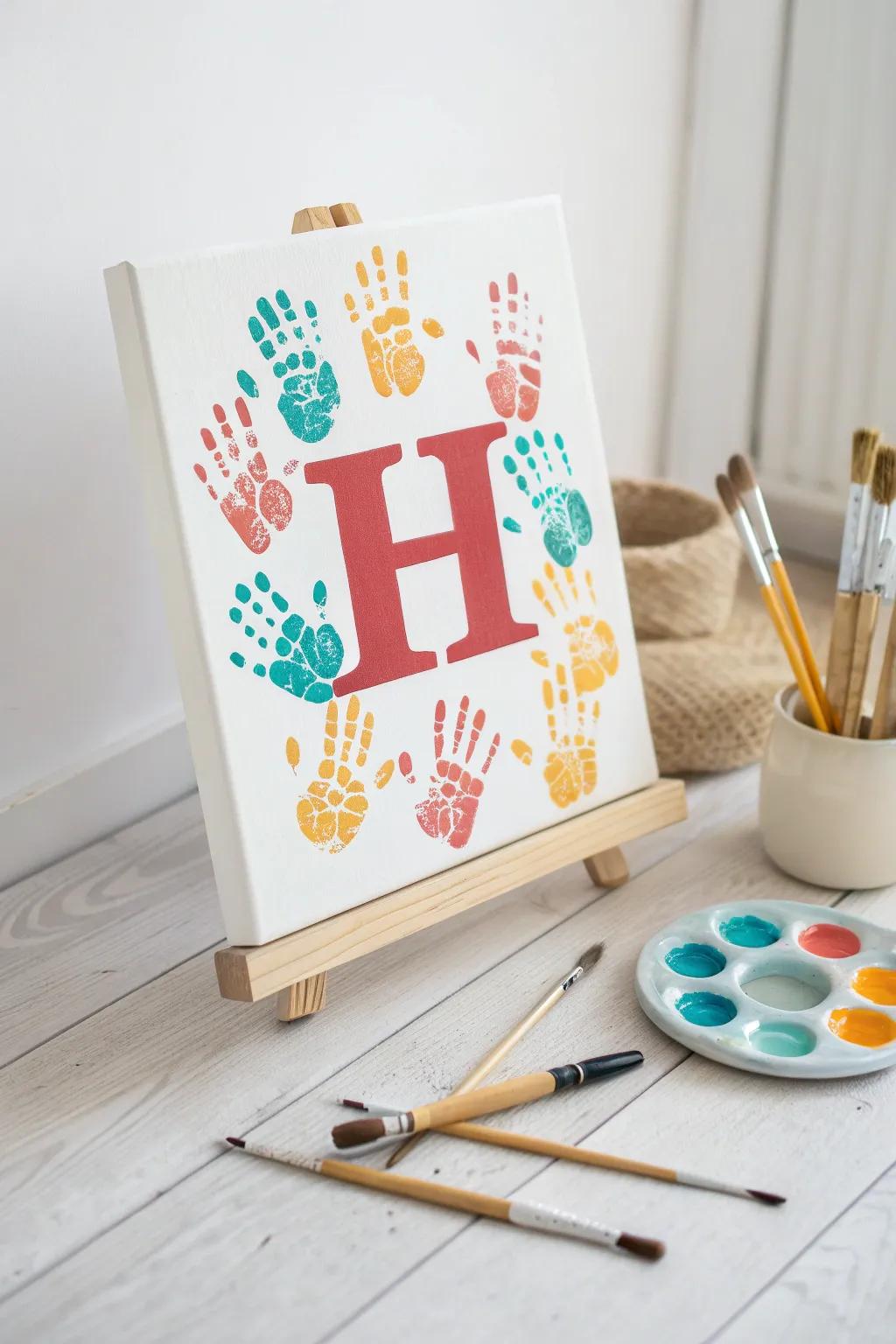 Immortalize treasured junctures via chromatic manual imprint artistry that enunciates affection and ingenuity.