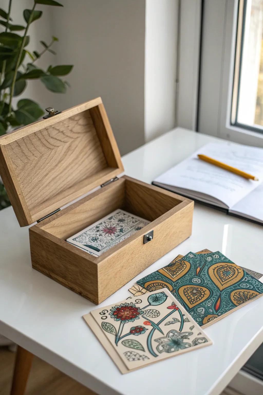 Free your inventive nature through an Artistic Rendition Box: A minimalist store for your individual doodles and sketches.