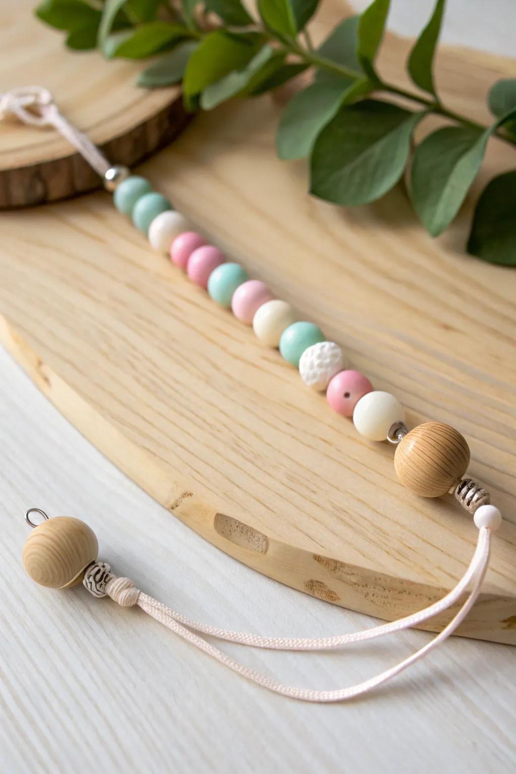 Fashion captivating soother fasteners boasting a Scandinavian flair, ideal for your baby shower!