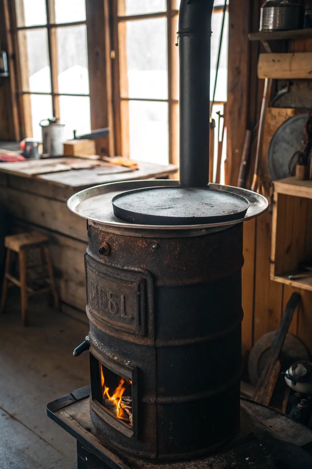 Elevate your cask heater with a polished culinary surface, fostering culinary creativity.