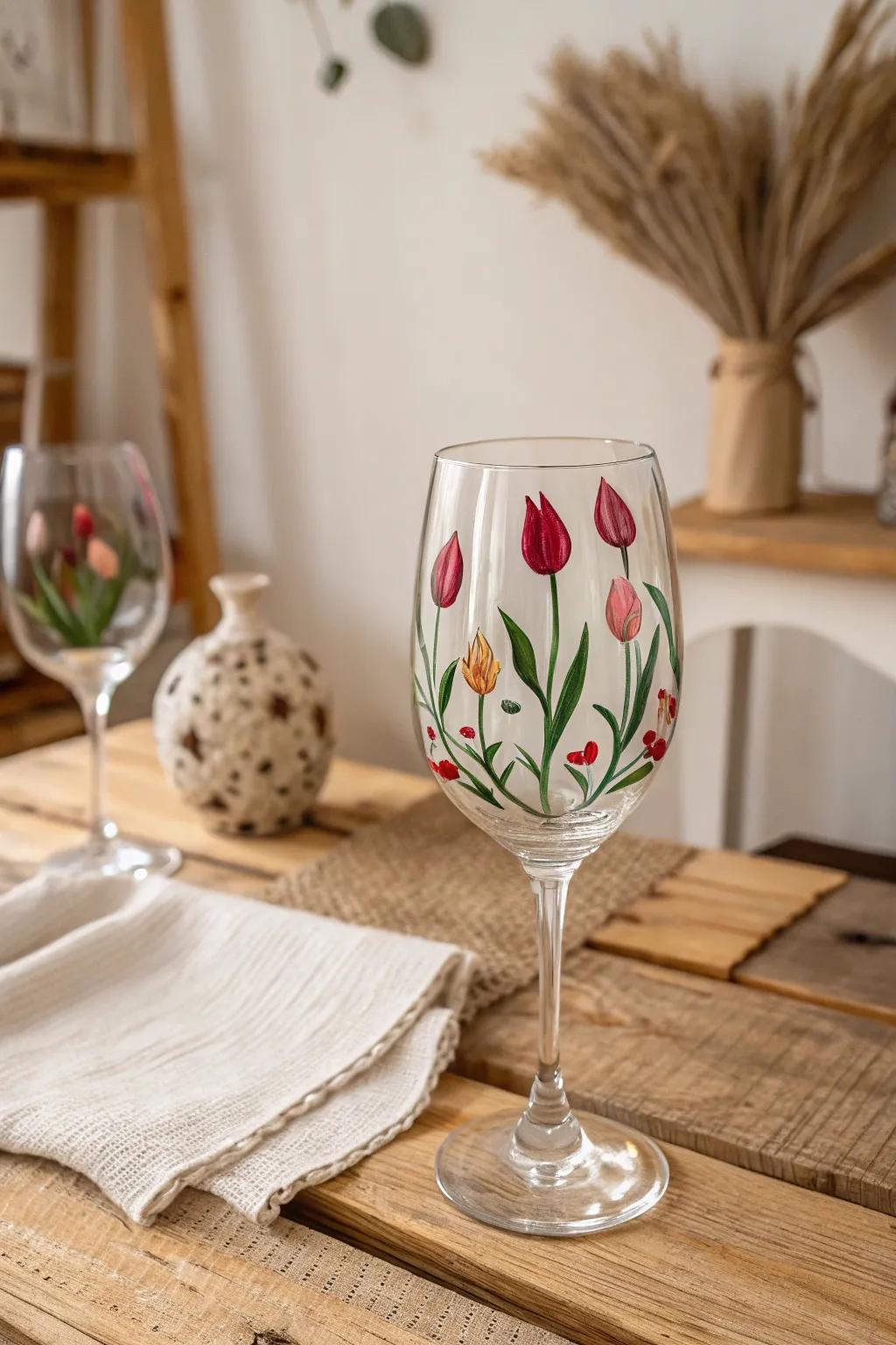 Drink in style with these exquisitely painted miniature blooms, introducing a dash of springtime to your tabletop year-round.