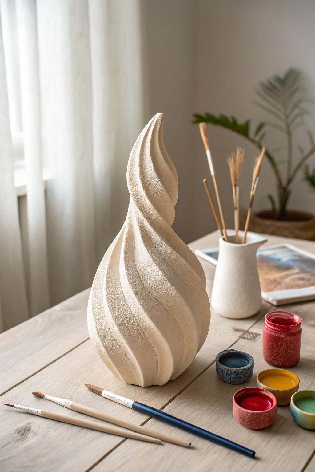 Discover the art of clay: where simplicity meets creativity in every curve.
