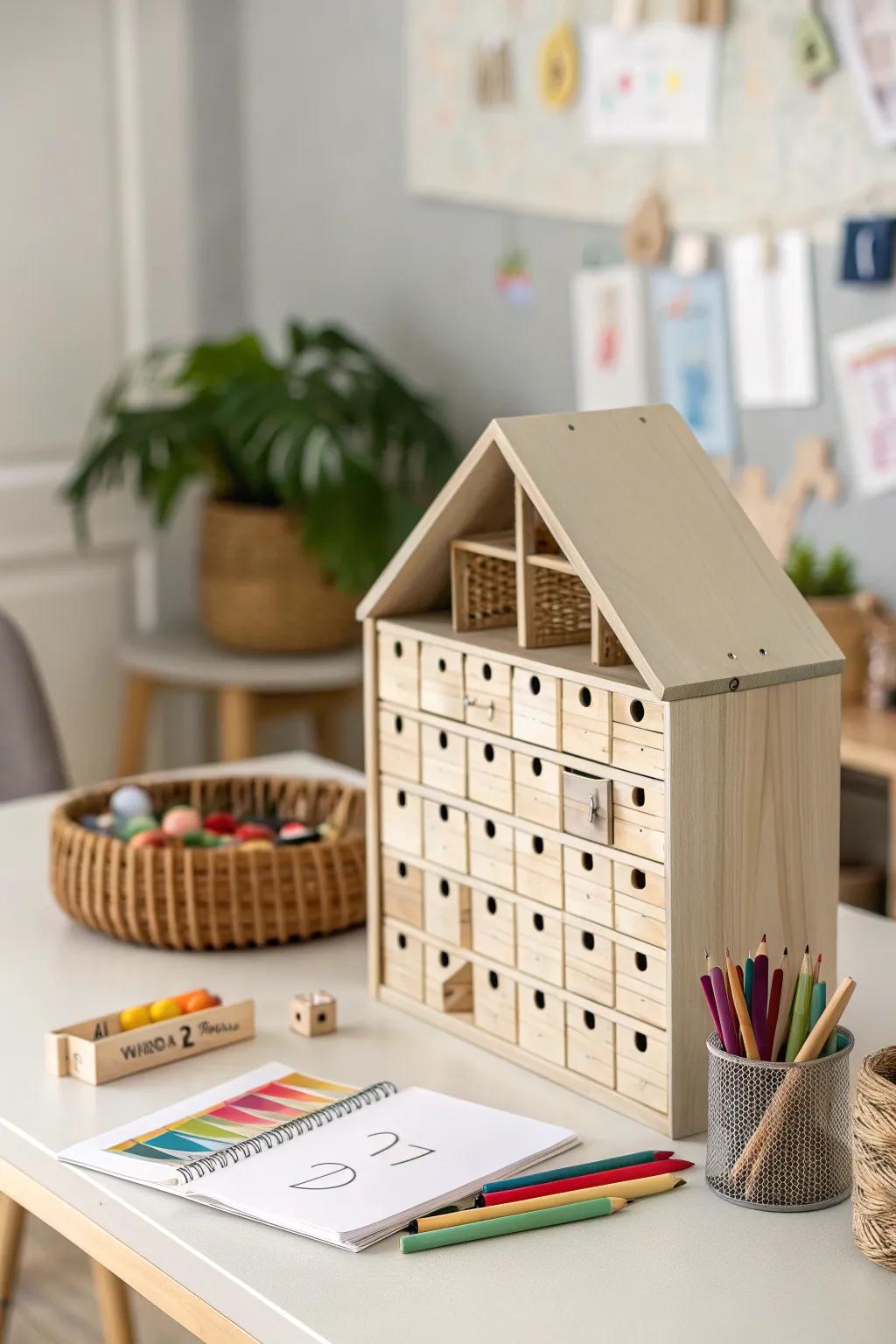 Celebrate the delight of benevolence with a Reverse Advent Calendar! Each day, populate a compartment with hope and affection for those in need. 🌿🎁