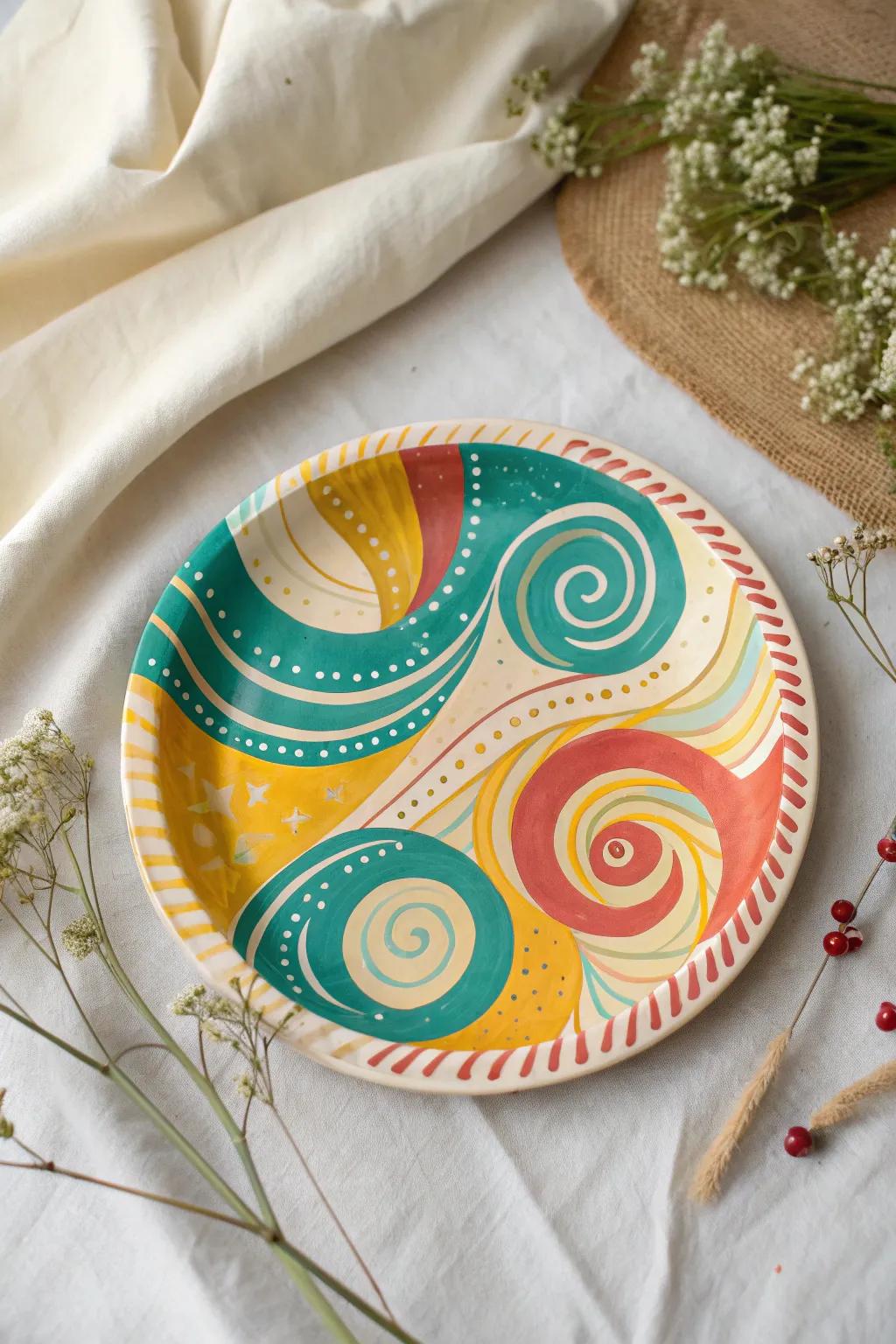 Unleash ingenuity with revolving cardboard circle art – where every whirl narrates a tale!