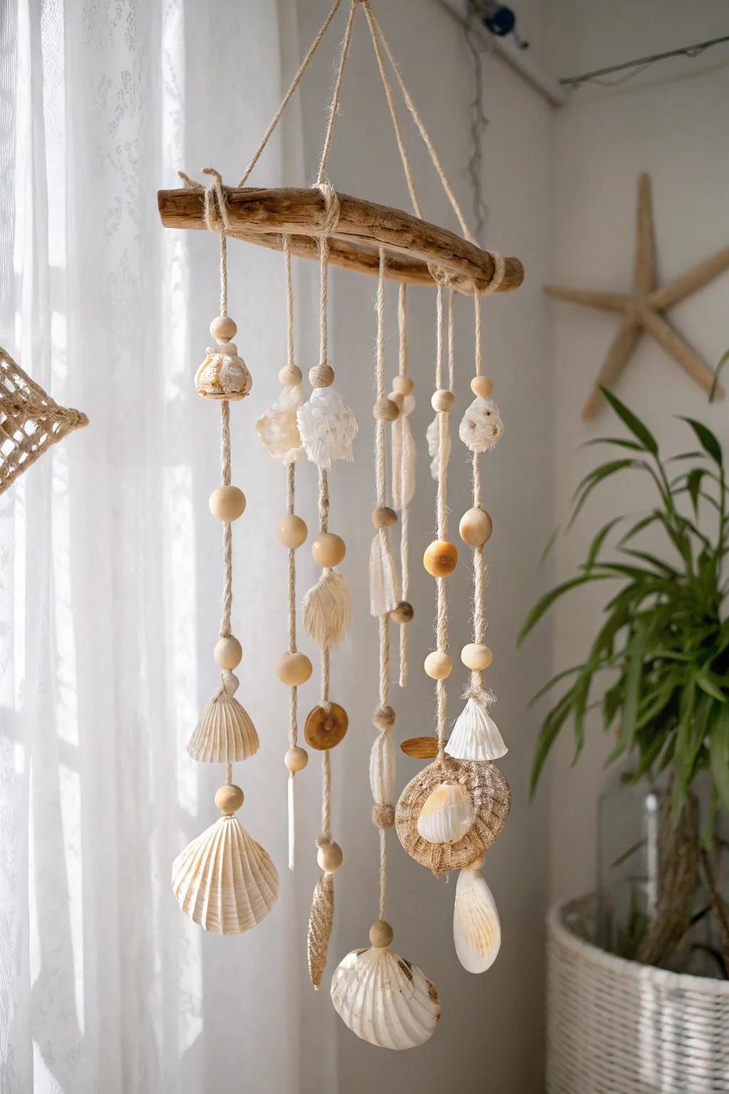 Embrace summer's consonance through these fetching, artisan eolian bells. Ideally suited for imparting a hint of native allure to your domain.