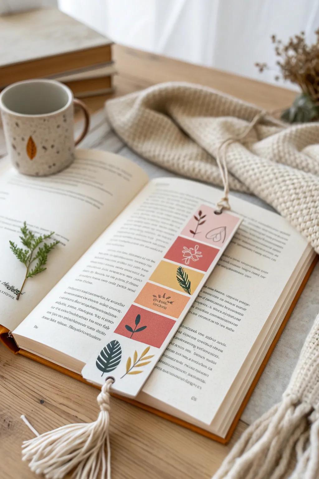 Transform your reading experience with colorful, DIY shade sample bookmarks that meld minimalist elegance with boho charm.