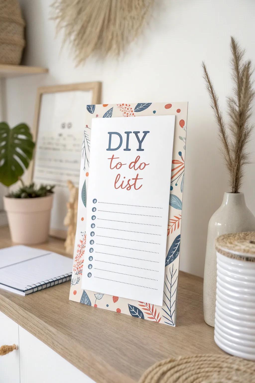 Elevate your organization with personalized schedules blending minimalist design and boho charm.