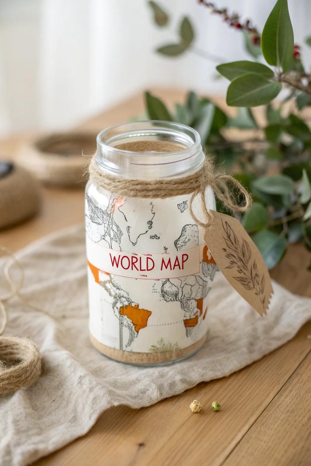 Start your journey with a touch of elegance: the Couples' Adventure Fund Jar—a beautiful blend of minimalist design and boho charm.
