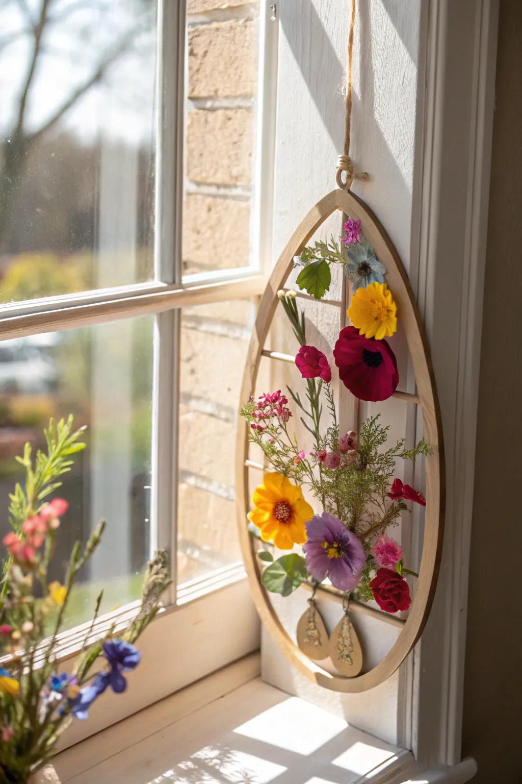 Usher spring indoors through an enchanting Easter ovum solar receiver that dances with hue and illumination.
