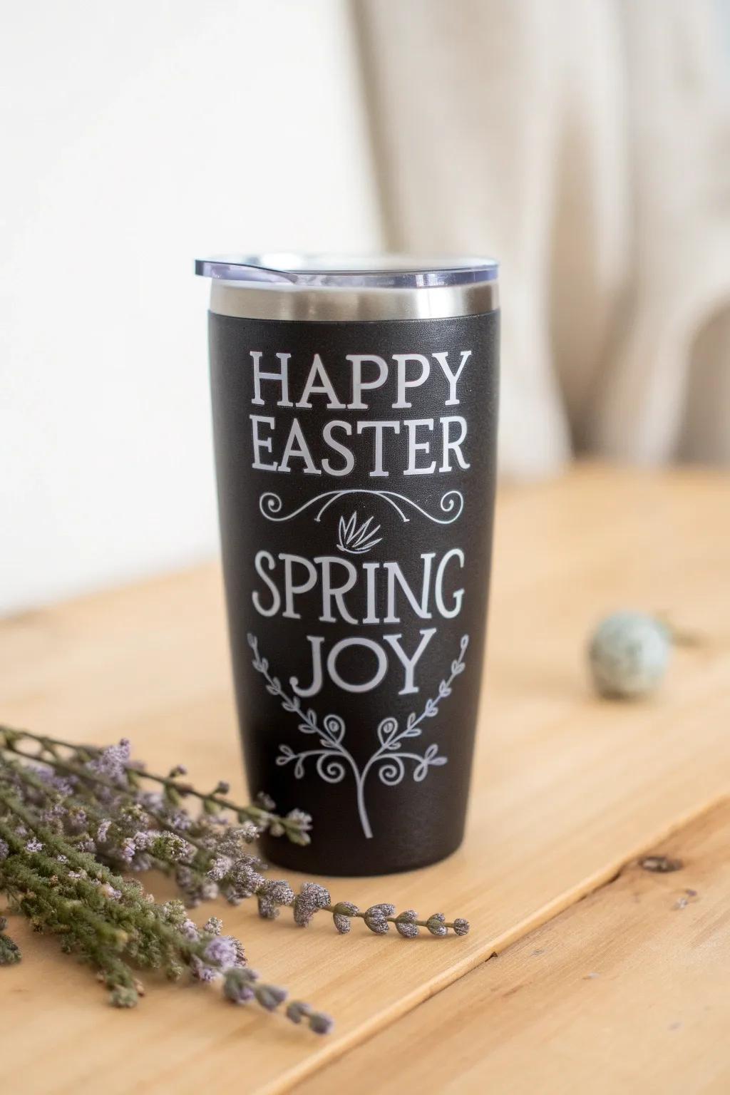 Individualize your Easter festivities via a chic slate board mug—suited for those who favor a touch of creativity and refinement whilst mobile.