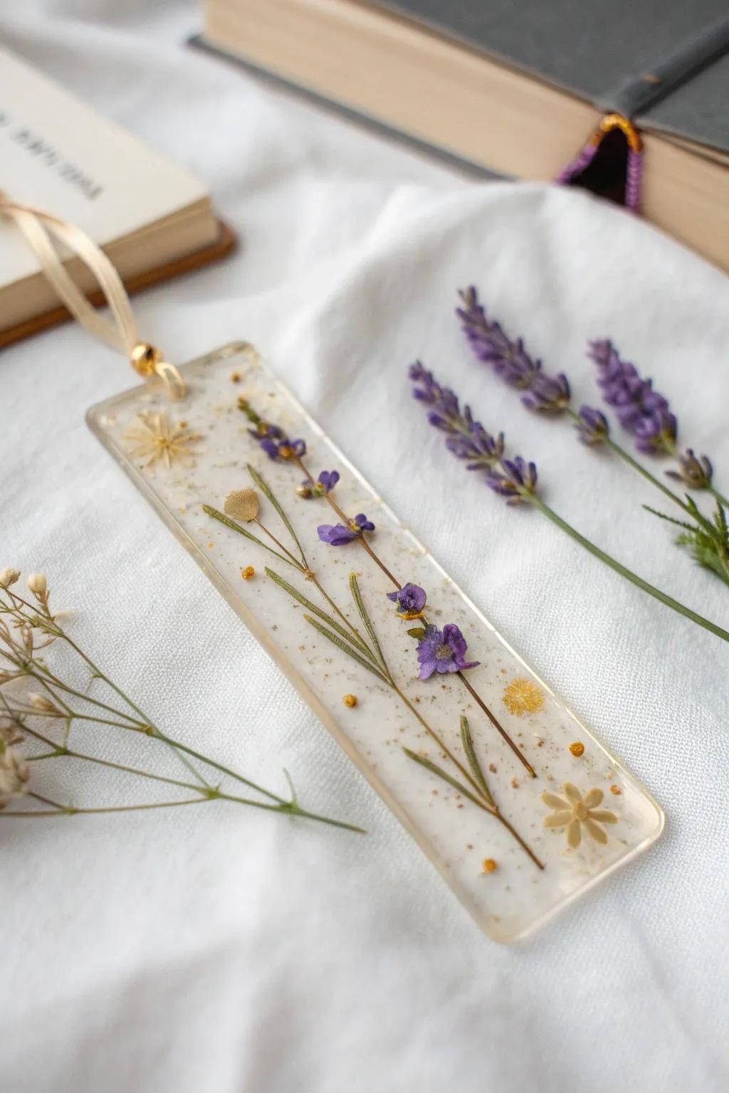 Transform your reading experience with a hint of the natural world and elegance—explore the realm of resin page markers.