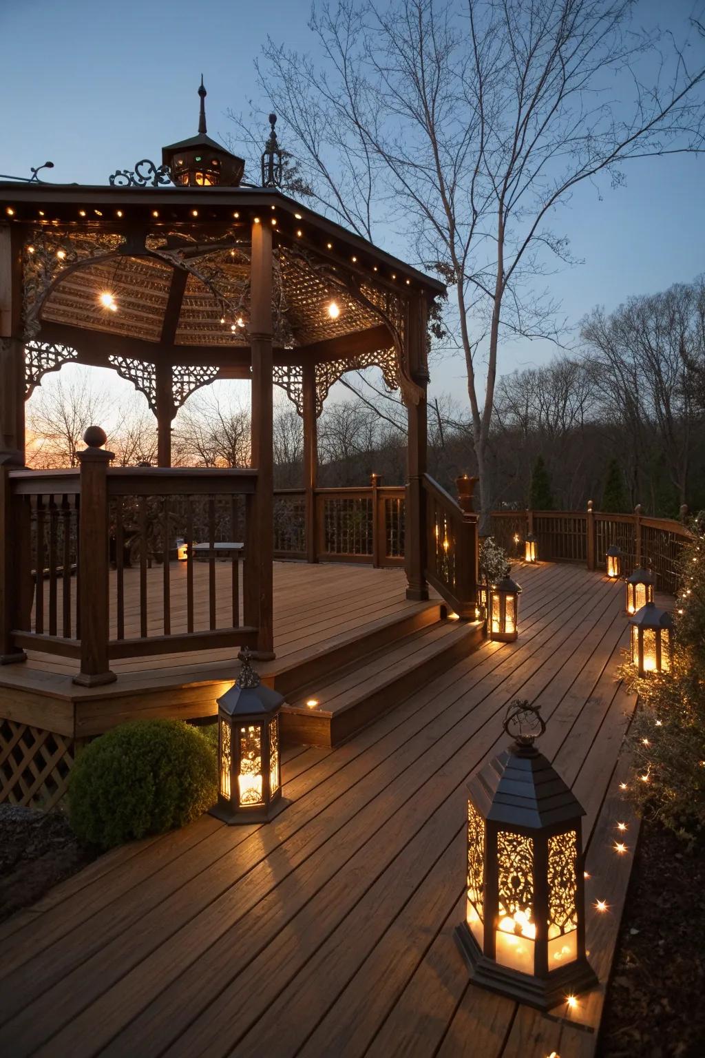 Brighten your evenings with magnificent ambient lighting.