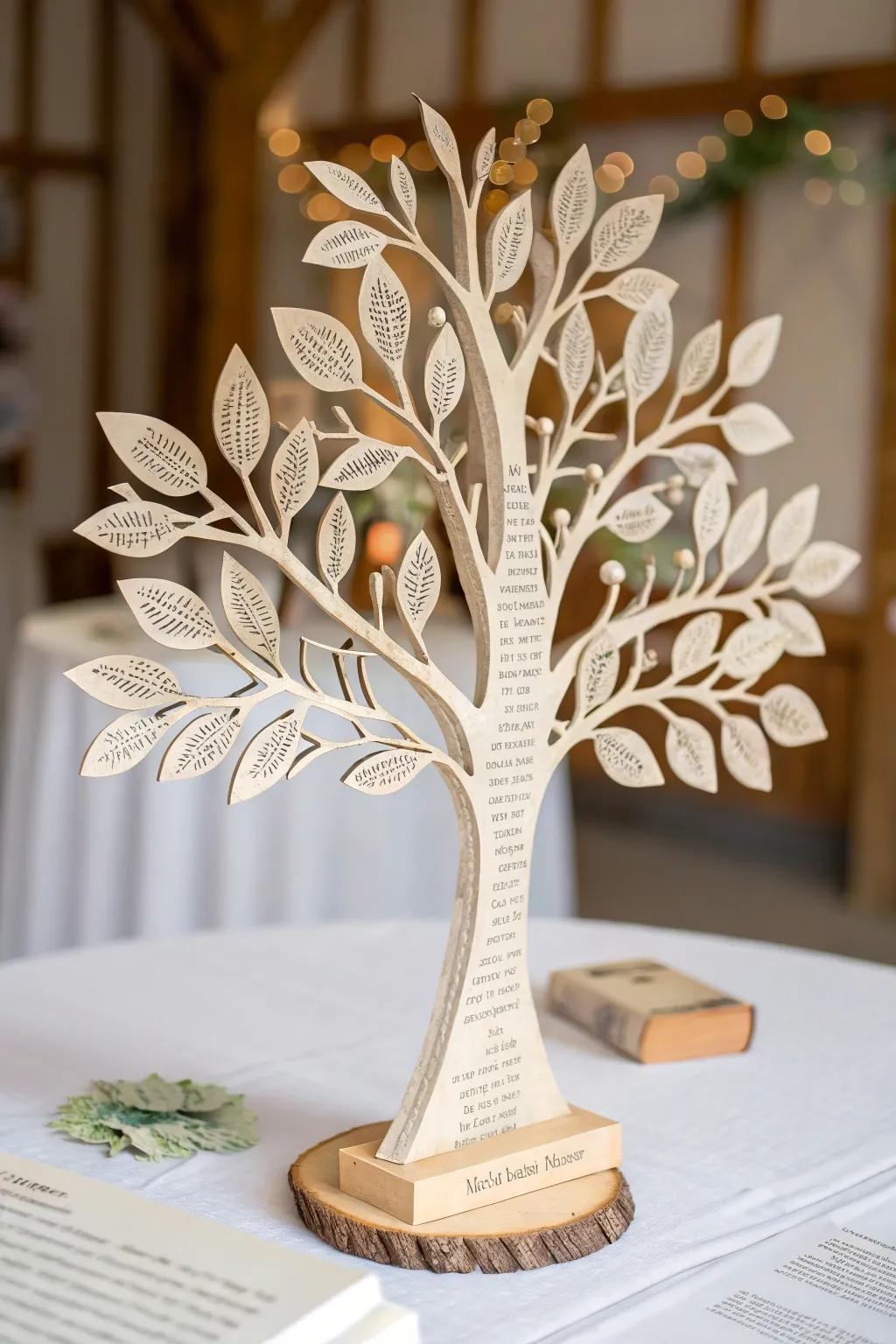 Eco-chic gratitude: A stunning blend of minimalism and boho with upcycled charm.