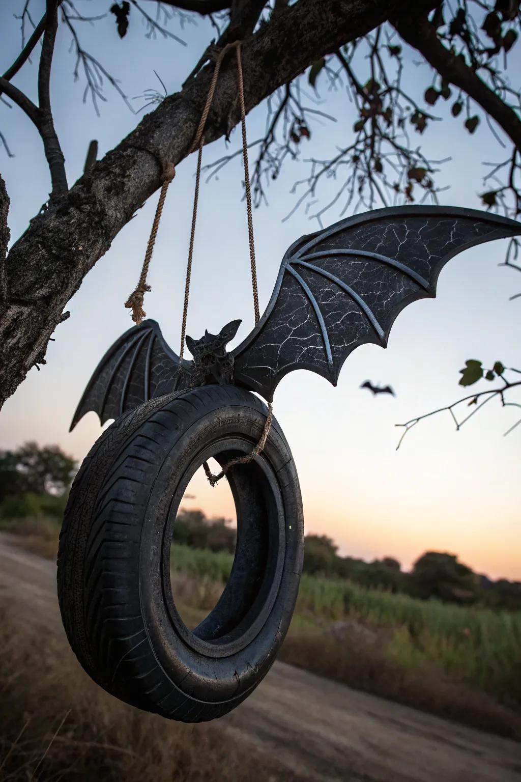 Elevate your Halloween decorations with this eccentric bat transformation—a seamless fusion of creativity and artisanship.