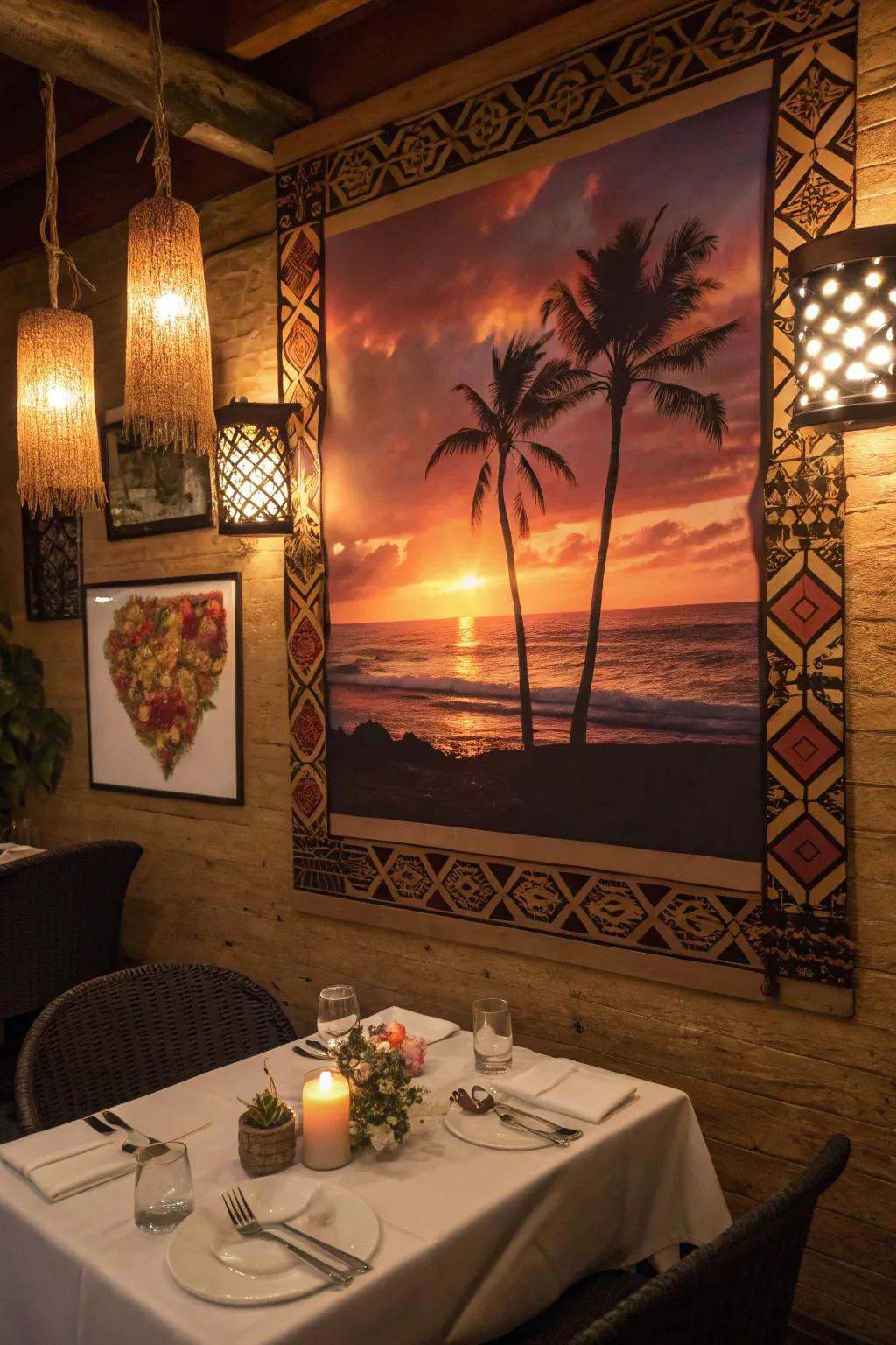 Sundown art pieces bring a sense of calm and beauty to your decor.