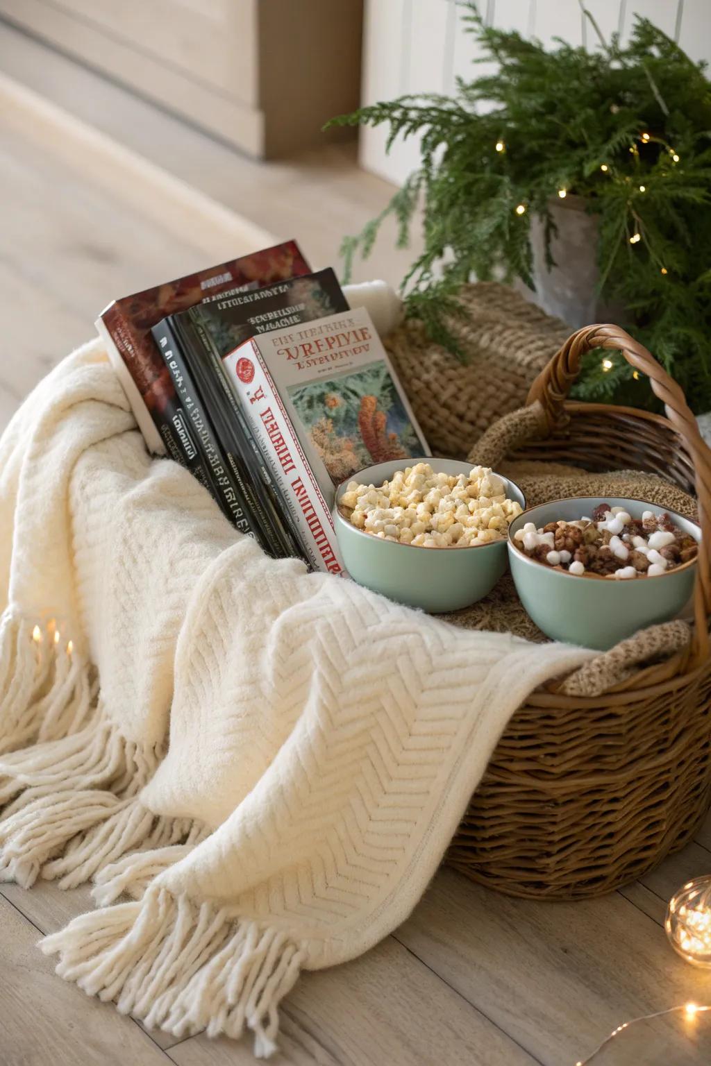 Nestle in flair: Your impeccable holiday film evening awaits!