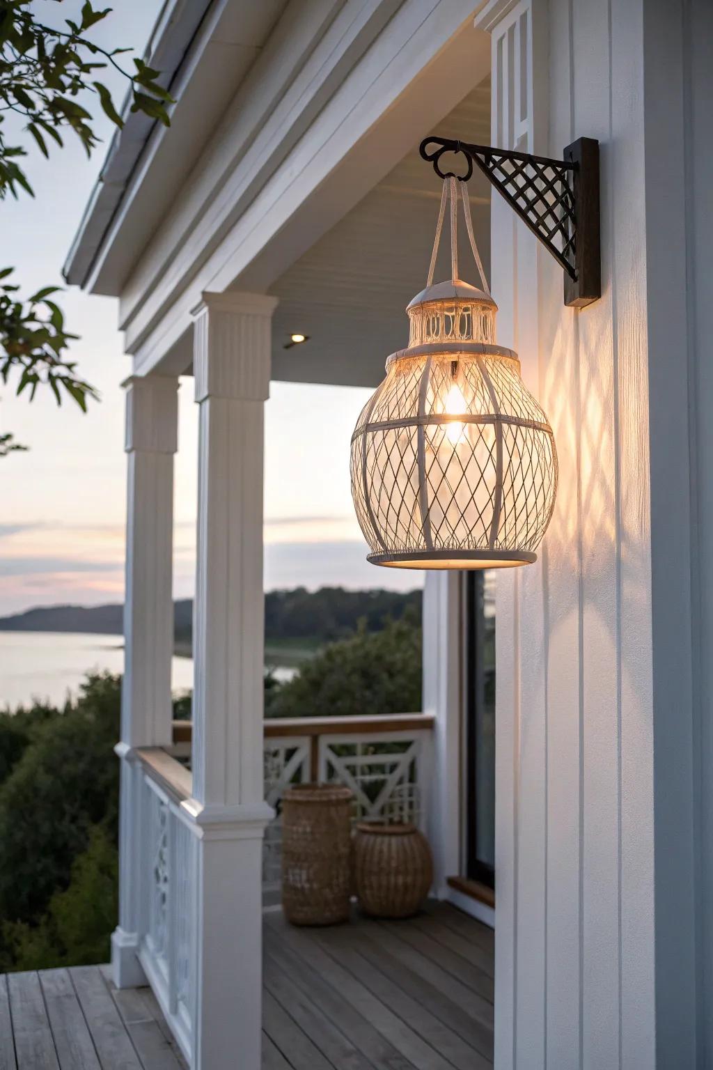 Illuminate your evenings via minimalist refinement—reimagine your porch through stunning column illumination.