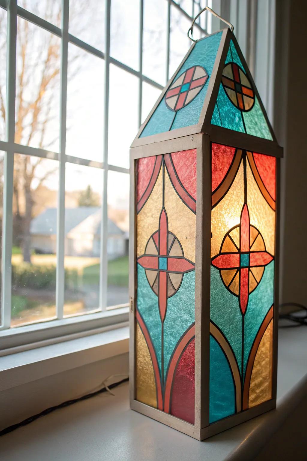 Imbue the splendors of springtime via a do-it-yourself fibrous sheet stained glass magnum opus, a fusion of intrepid pigments and inherent grace impeccably adapted for the minimalist bohemian psyche.