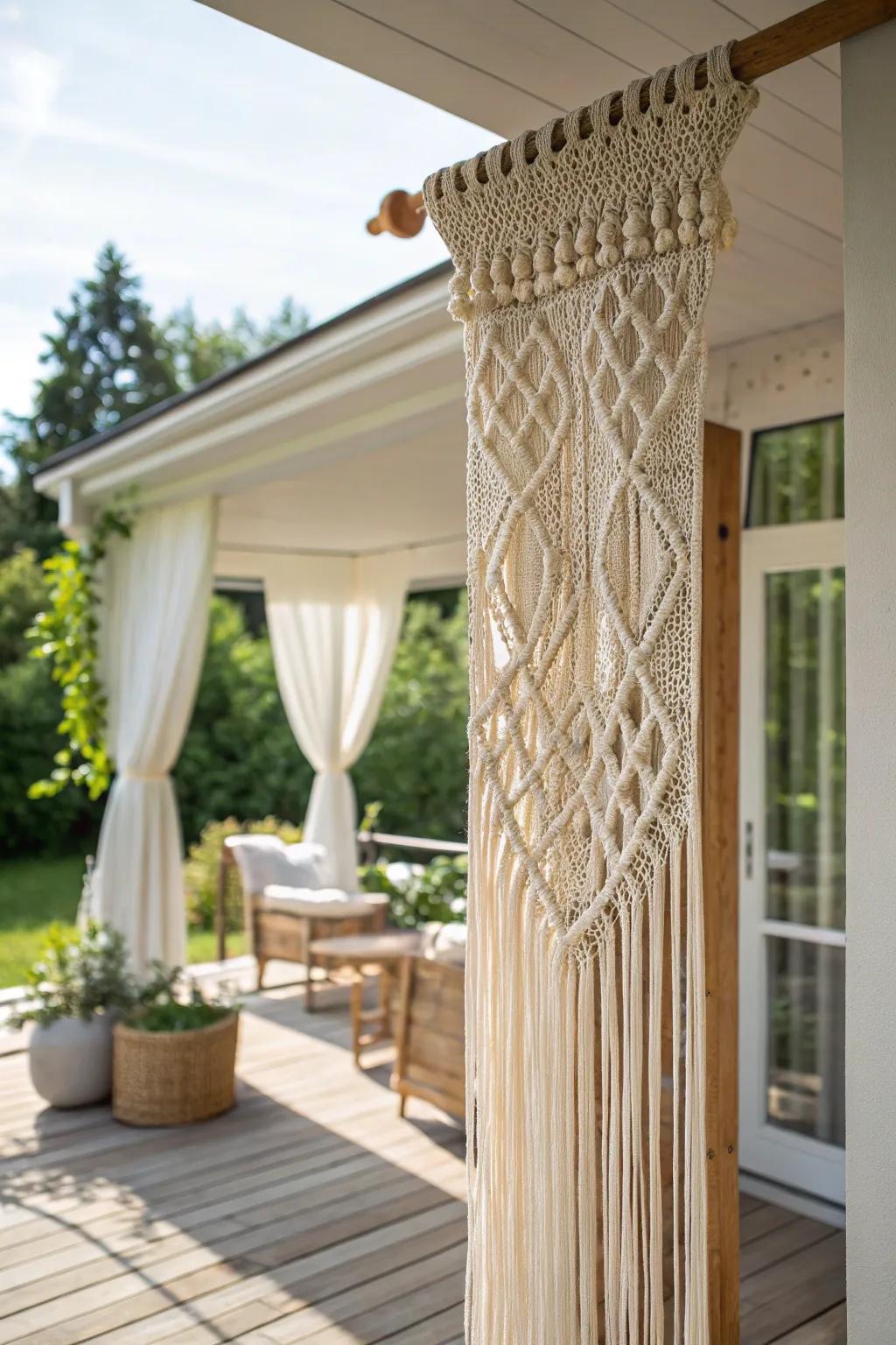 How to Style Your Space with Macrame Curtains - Pines & Paint