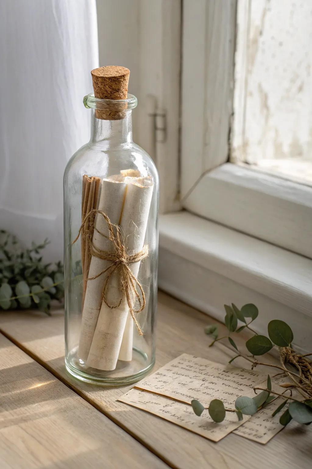 Capture true birthday wishes within a timeless, minimalist container.