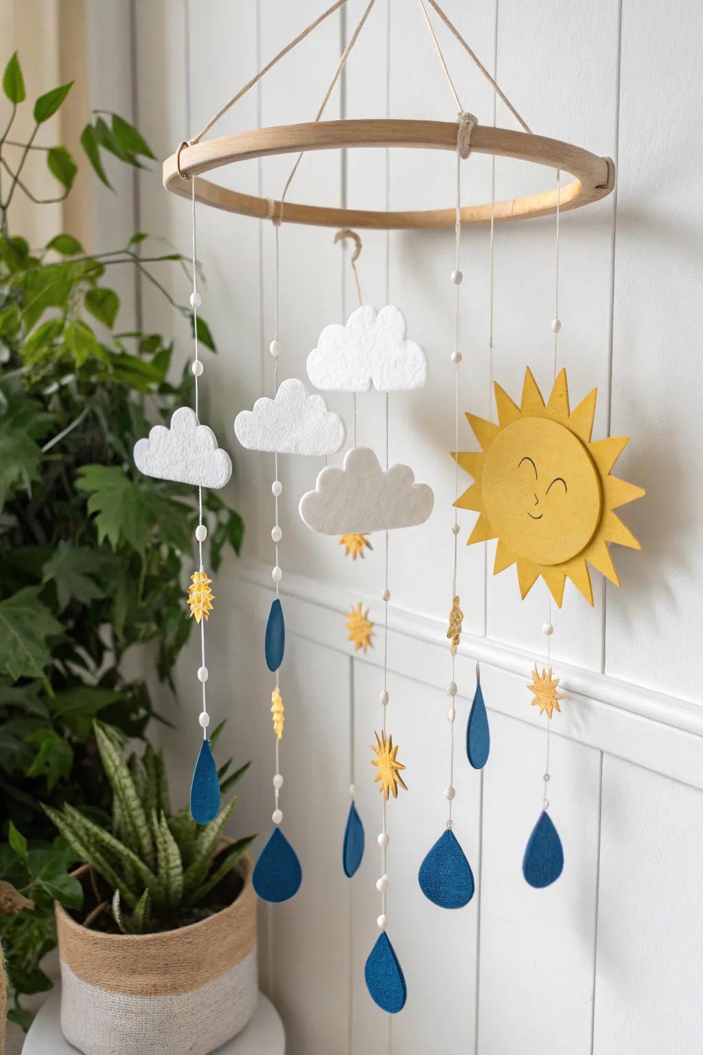 Impart a tinge of allure and education to your child's personal space with this charming atmospheric suspension.