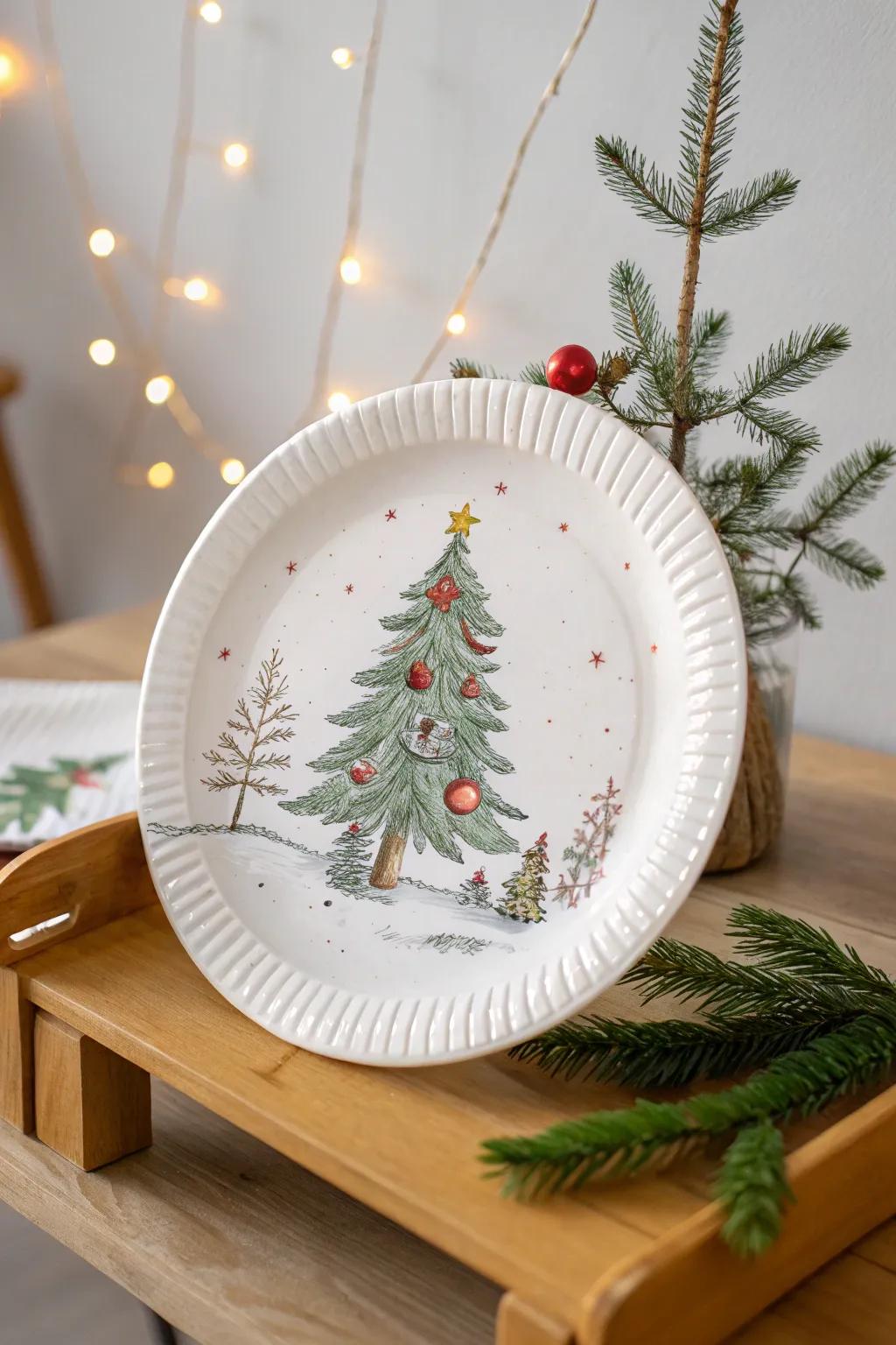 Capture the joy of the season with a touch of artistic flair—where simplicity meets festive creativity.