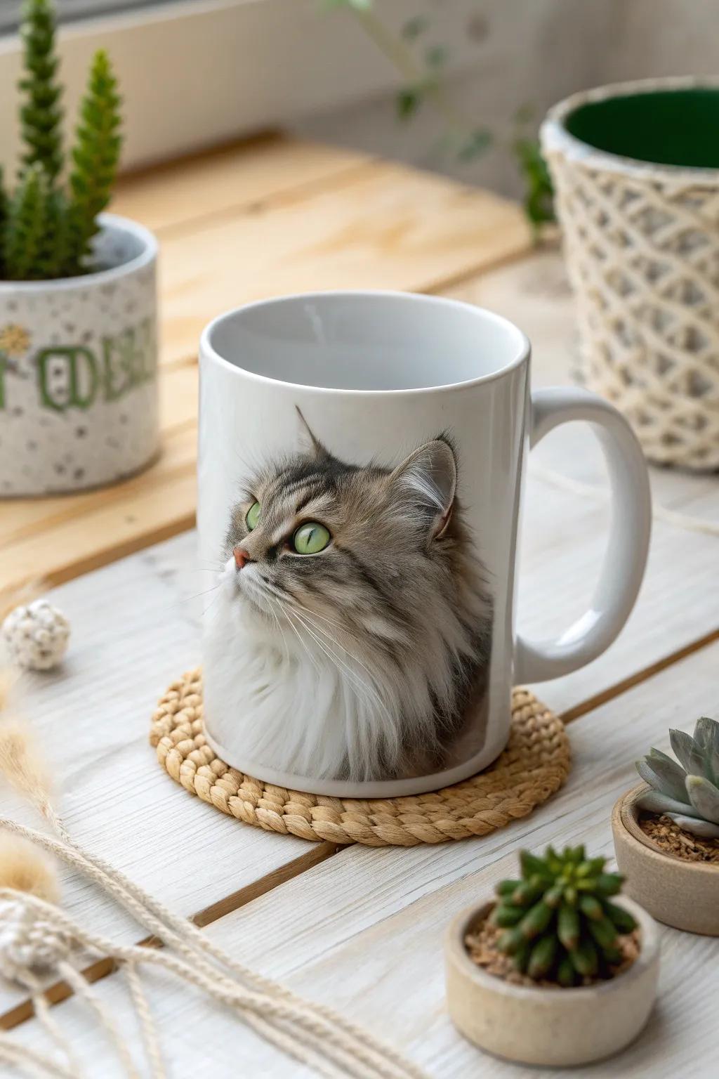 Sip in style with your furry friend's charm! ☕🐾 #PetLoveMug