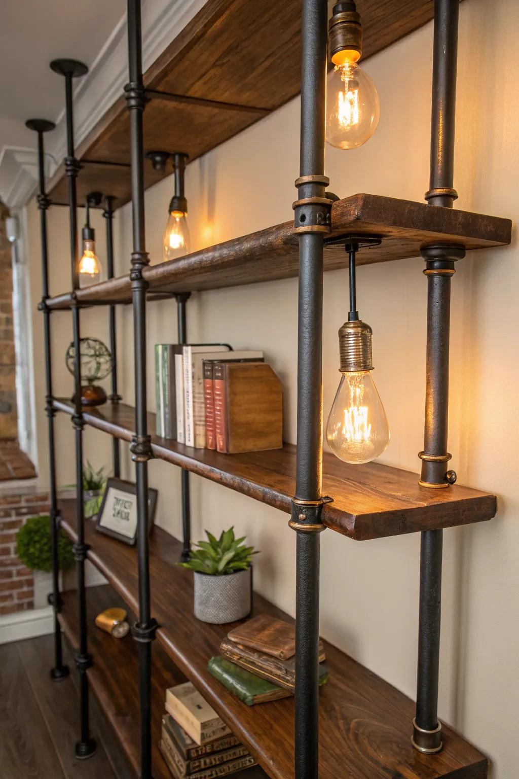 Illuminate your area with the flawless fusion of industrial allure and countryside elegance.