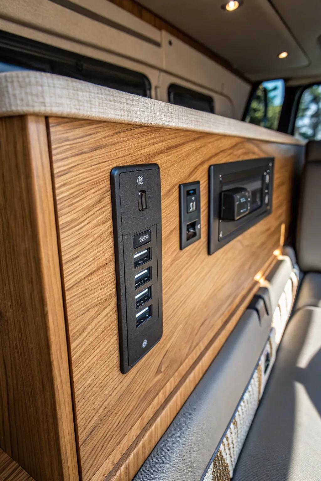 With fashionable and useful USB charging stations for your pop-up camper, you can make your camping experience even better.