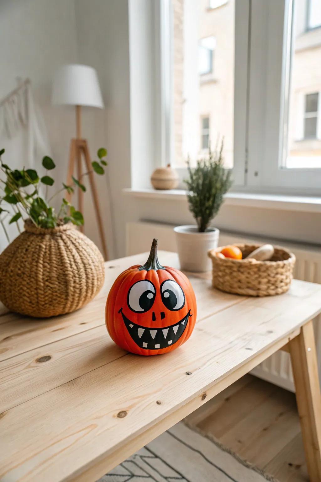 Enable ingenuity employing playful monster faces on pumpkins – where clarity converges with radiant elation!