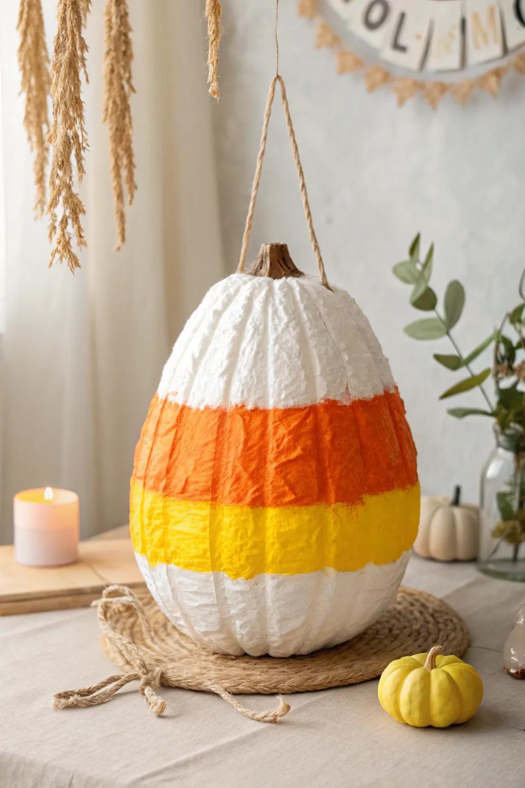 Sweeten your Halloween via a sugar maize-inspired pumpkin surprise container!