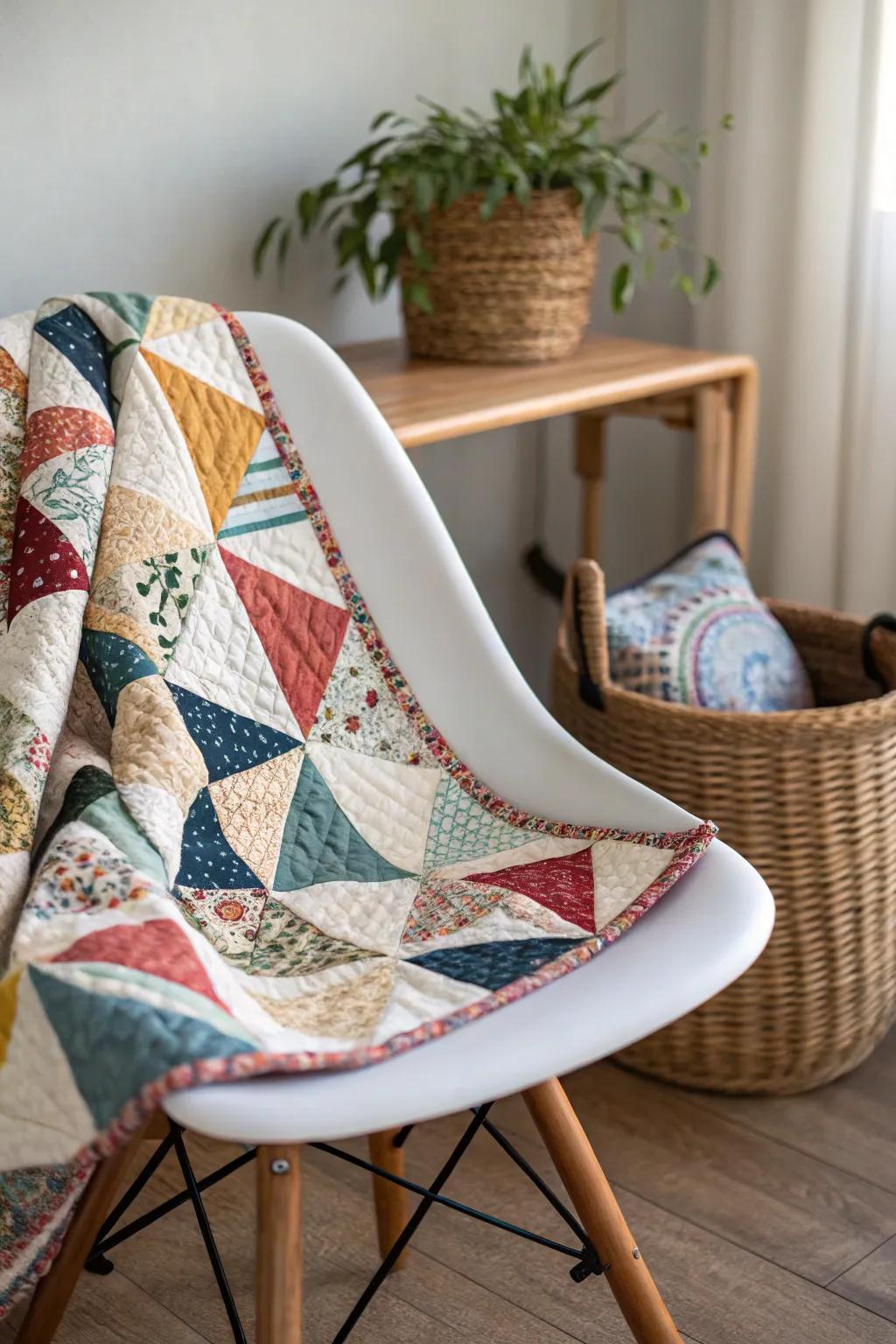 Elevate your quilt through captivating scrappy borders that commemorate ingenuity and vivid color.