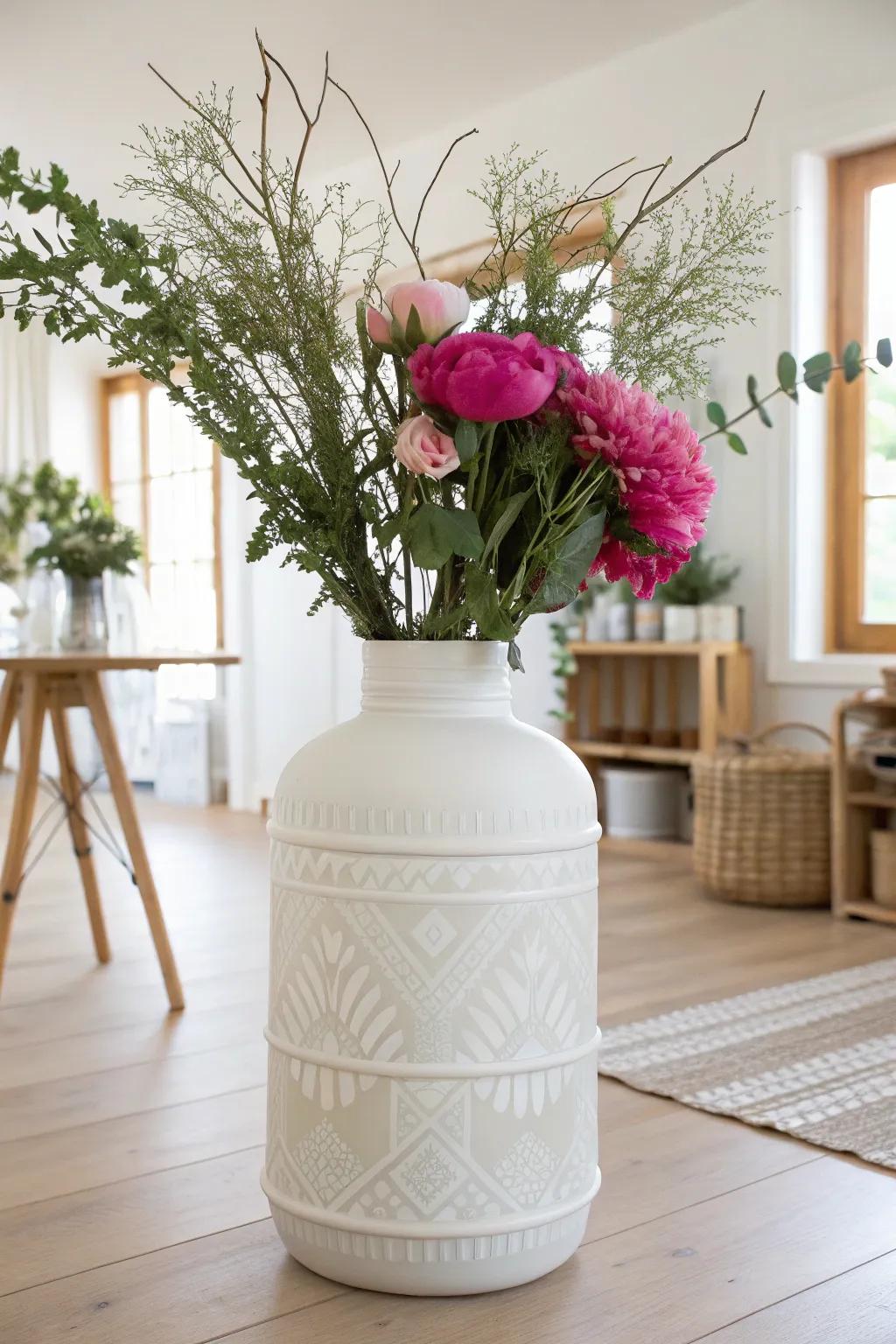 Enhance your space with this elegant DIY vase—where minimalist design meets boho charm.