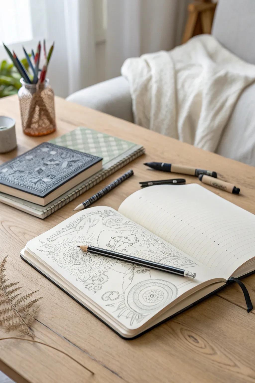 Explore the artistry of Lead and Quill Expertise: Where unadorned artistry meets striking ingenuity.
